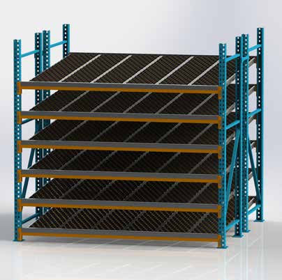 Storage Rack Lane Dividers  Industrial Shelf Separators